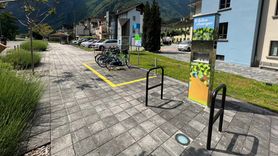 Station de recharge pour vélos électriques de Cevio