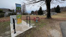 E-Bike charging station Monti di Motti, Gordola