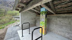 Station de recharge pour vélos électriques de San Carlo (Val Bavona)