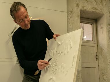 The artist behind the handprints on the Walk of Fame 