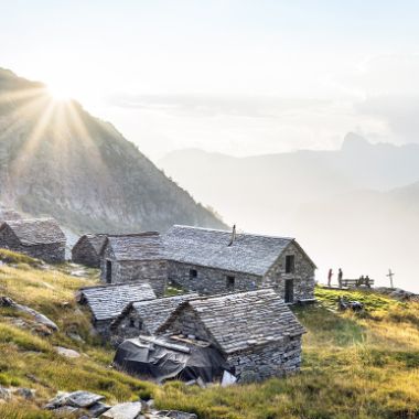 Berghütten in Valle Verzasca