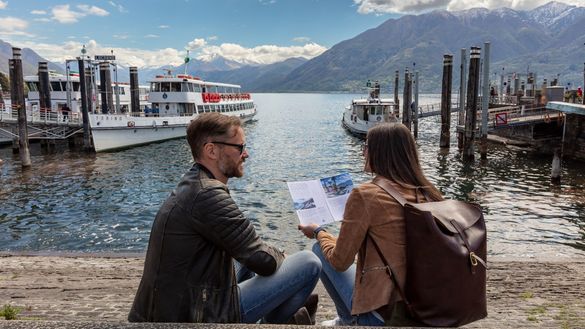 In battello sul Lago Maggiore