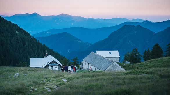 Capanne alpine nella Valle Onsernone