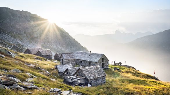 Mountain huts in Valle Verzasca