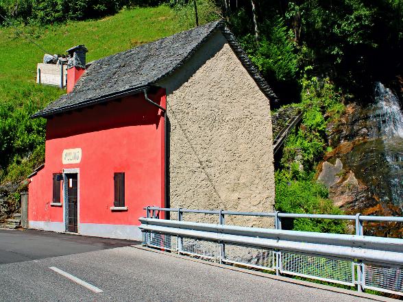 Mühle und Kraftwerk in Frasco