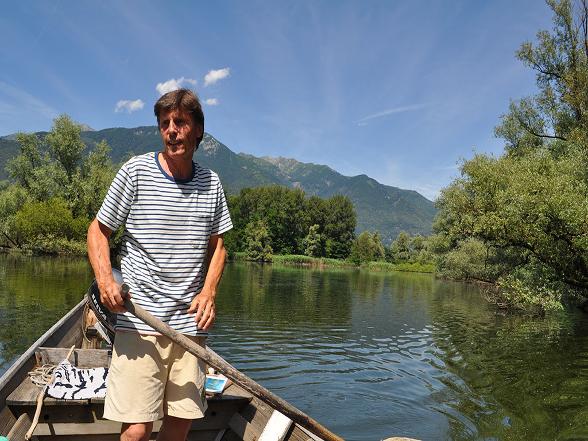 Boat trip to the Bolle di Magadino