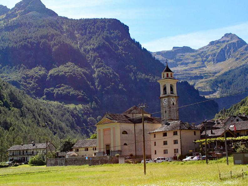 Dorfkern von Sonogno AsconaLocarno